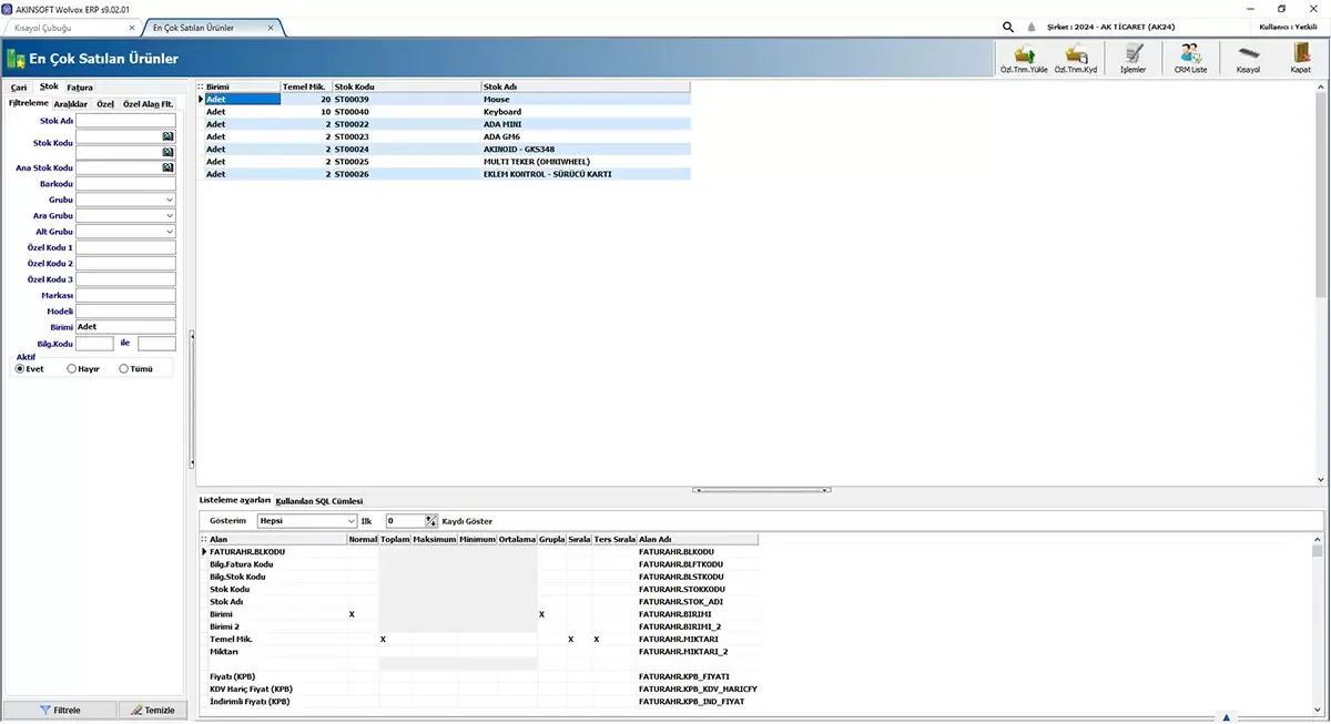 WOLVOX CRM · Program görünümü 3
