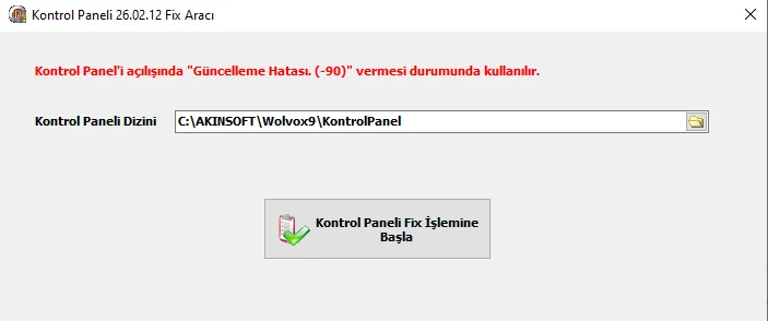 WOLVOX 26 Kontrol Paneli Hatası Çözümü Hakkında